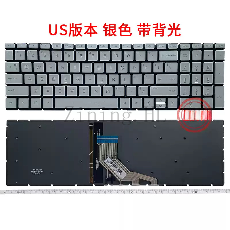 Gaming Keyboard Hp - Tastiera retroilluminata per HP Pavilion 15-DA/CX/DB/DX