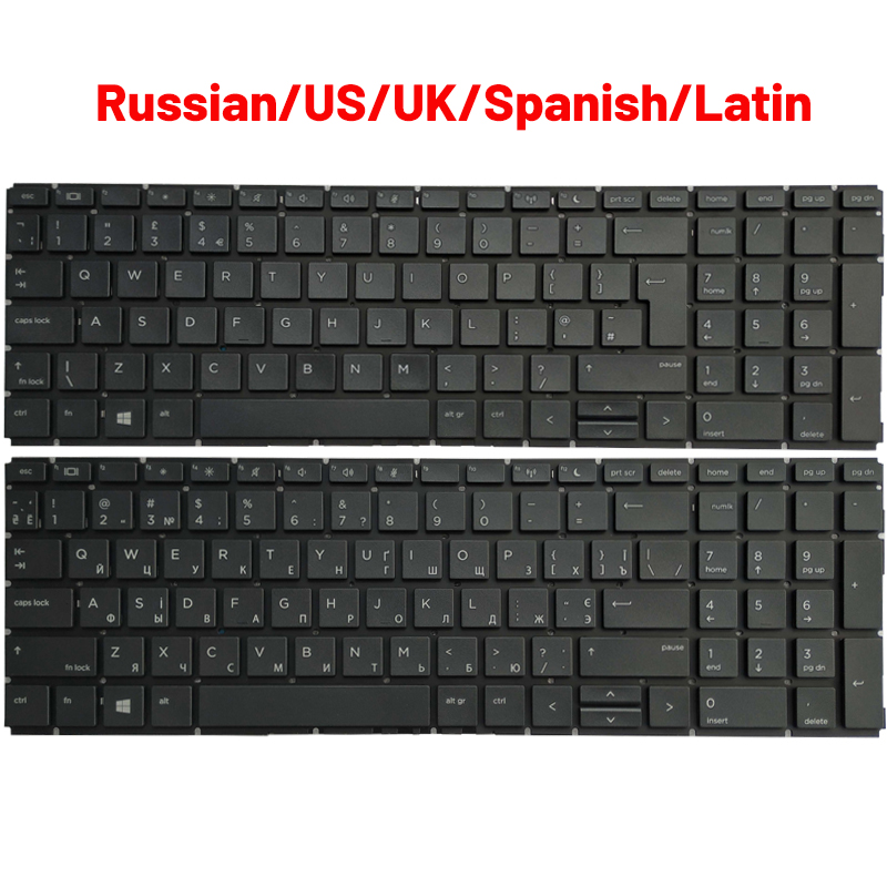 Gaming Keyboard Hp - NUOVA tastiera portatile russa/USA/Regno Unito/Spagnolo/Latin PER