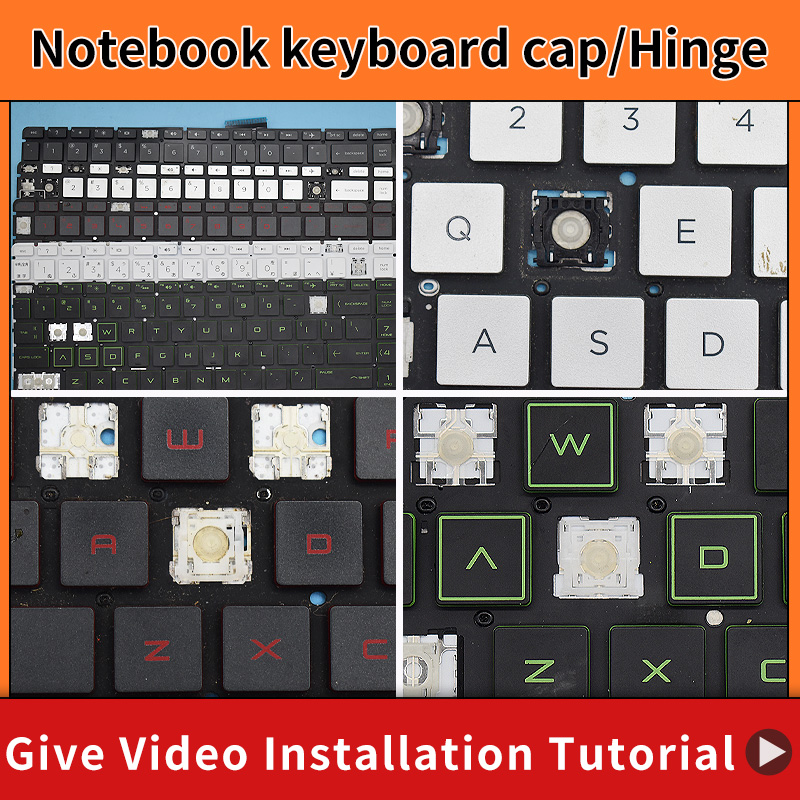 Gaming Keyboard Hp - Tasti e Cerniere di Ricambio per