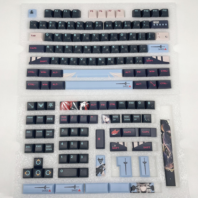 142 tasti/set PBT Keycap l'ark - Gaming Keyboard Ergonomics recensione e prezzo
