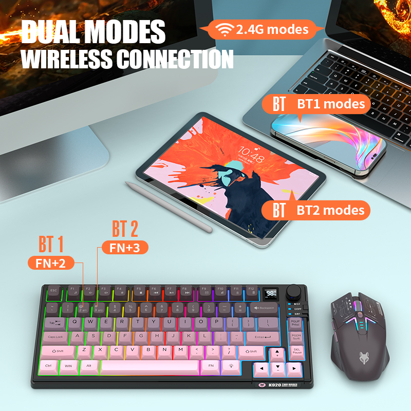2.4G, tastiera e mouse da gami - Gaming Keyboard Extension recensione e prezzo