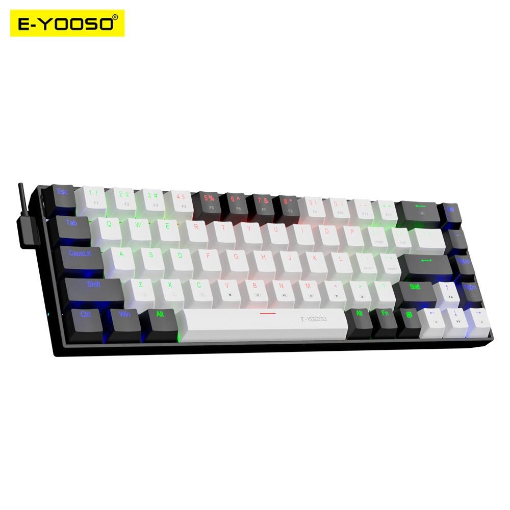 E-YOOSO Z686 USB Mini Slim tas - Gaming Keyboard Mobile recensione e prezzo