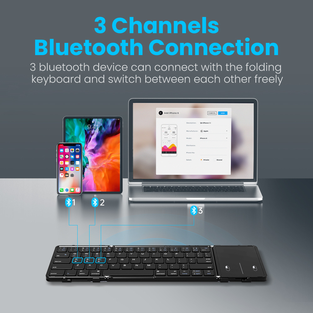 Tastiera pieghevole wireless B - Gaming Keyboard Mobile recensione e prezzo