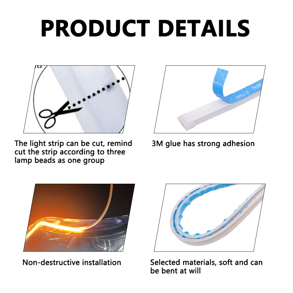 1 Set Striscia LED Sequenziale - Rgb Underglow Strip recensione e prezzo